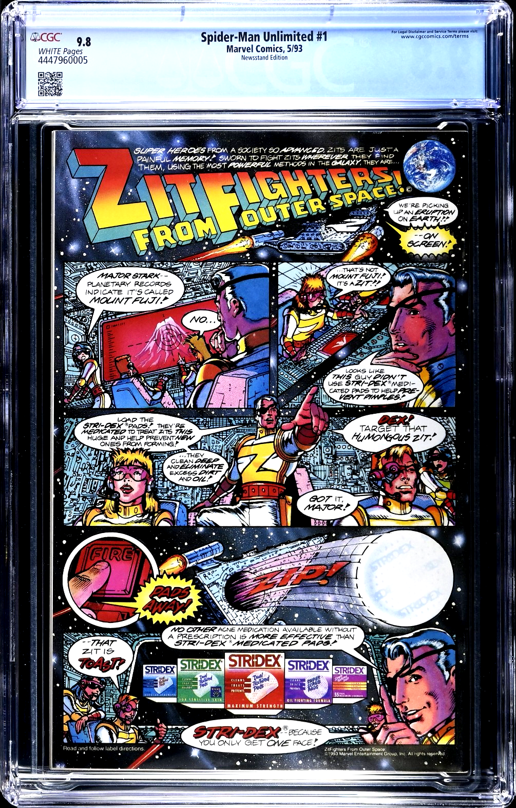 Spider-Man Unlimited #1 (1993) CGC 9.8 Newsstand KEY 1st Shriek & Max Carnage