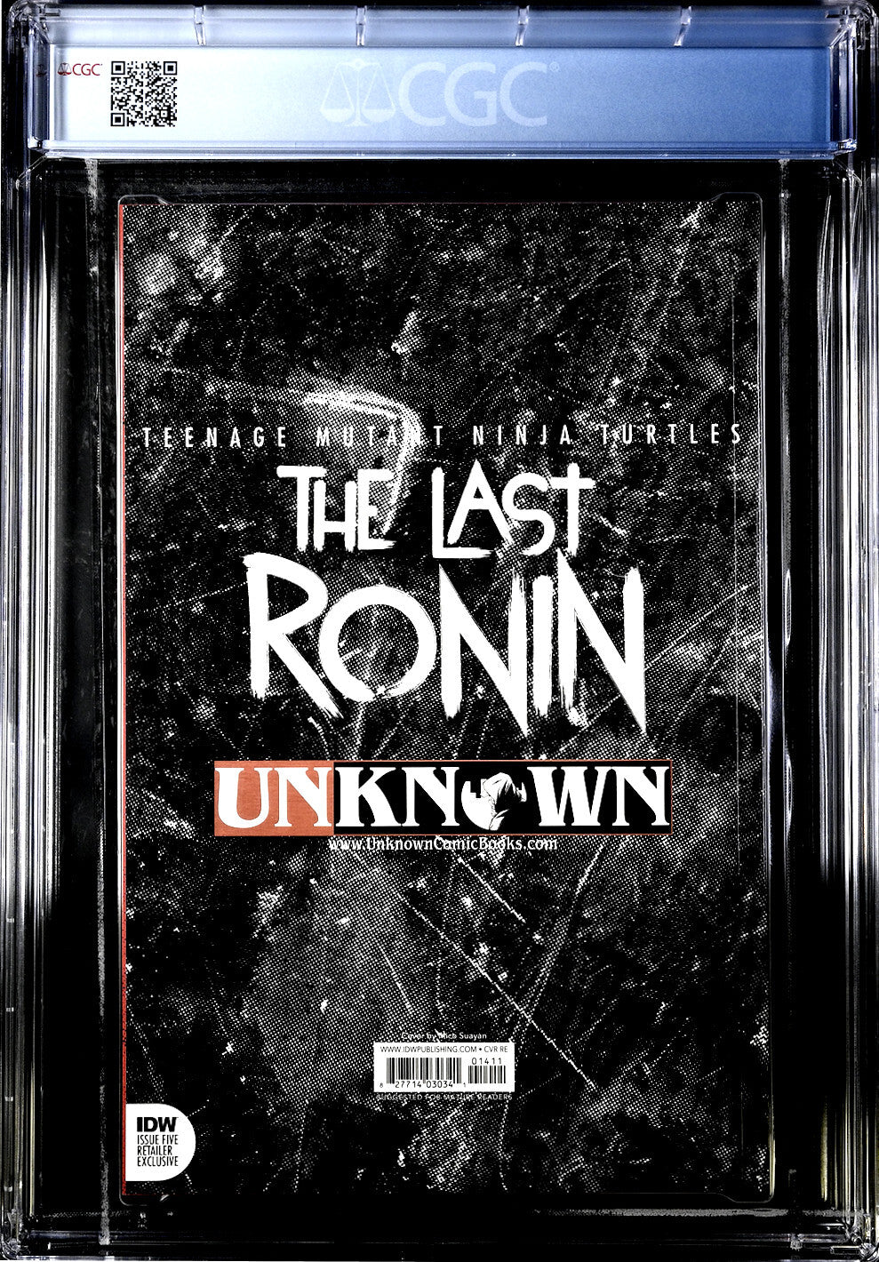 TMNT: The Last Ronin #5 (2022) IDW CGC 9.9 MINT Unknown Comics Edition B Not 9.8