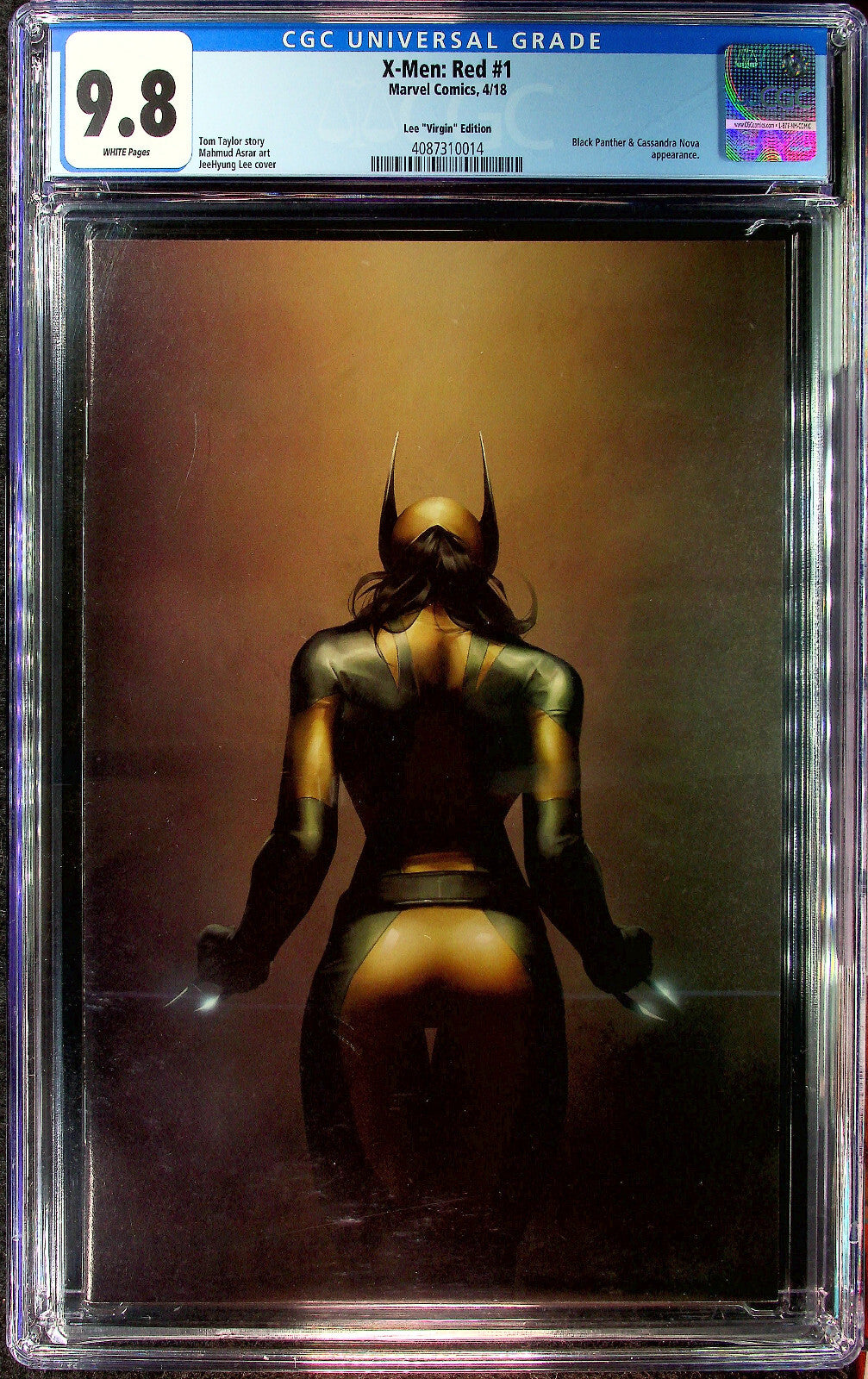 X-Men Red #1 (2018) CGC 9.8 NM/MT White Uknown Comics Jee-Hyung Lee Virgin X-23