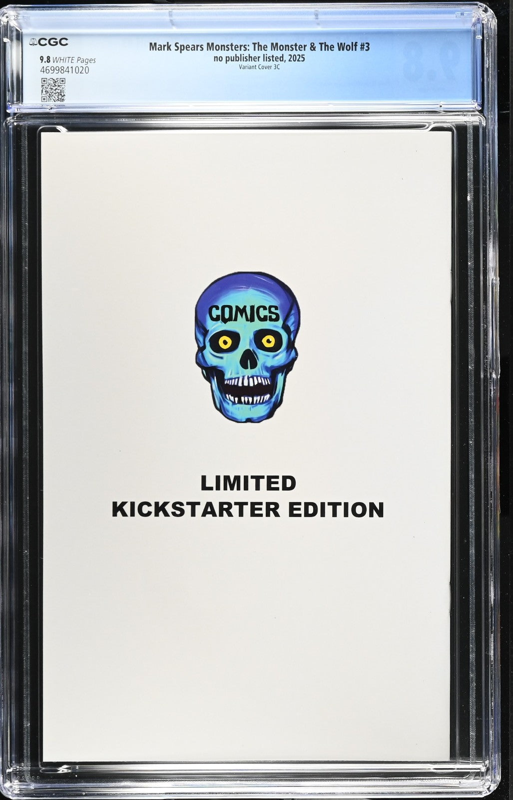 Mark Spears Monster & The Wolf #3 (2025) CGC 9.8 Kickstarter C Werewolf Night 12