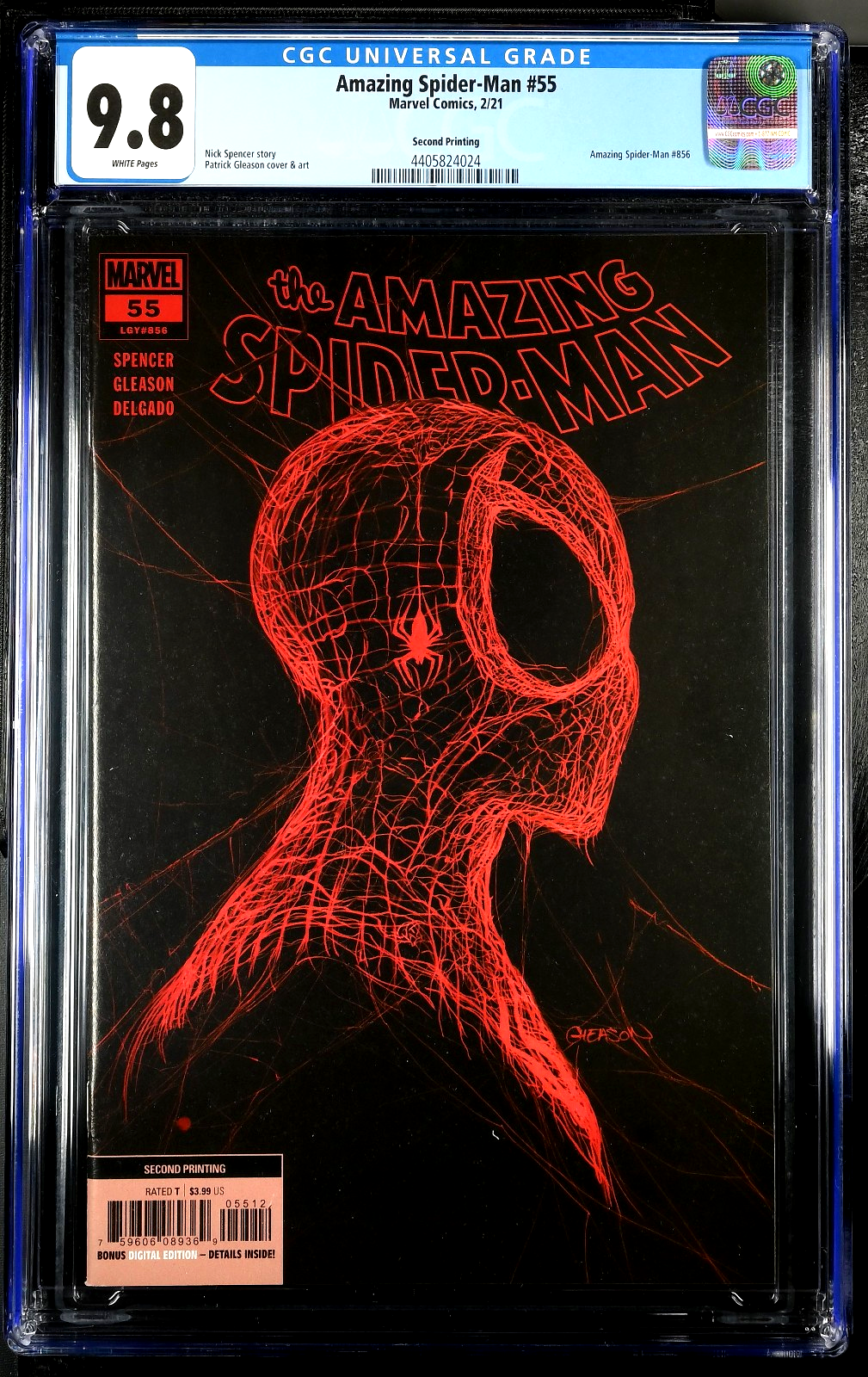 Amazing Spider-Man #55 (2021) CGC 9.8 Gleason LOT: 1st, 2nd (x2) & 3rd Print SET