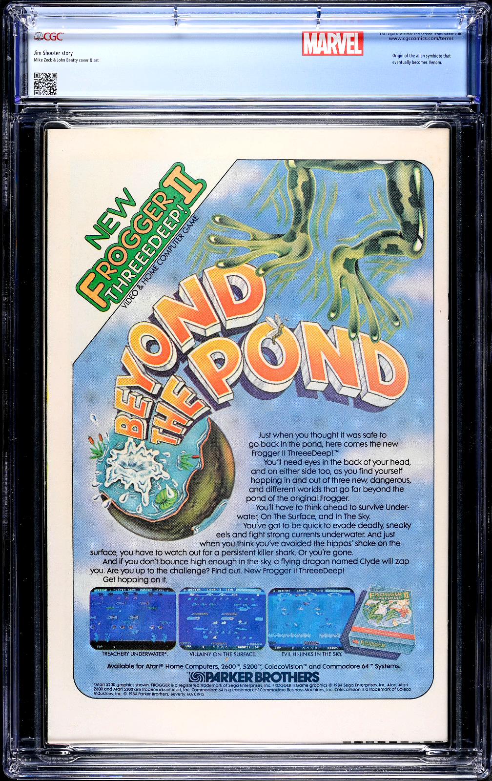 Marvel Super Heroes Secret Wars #8 (1984) CGC 9.6 NM+ WHITE Key Custom Label