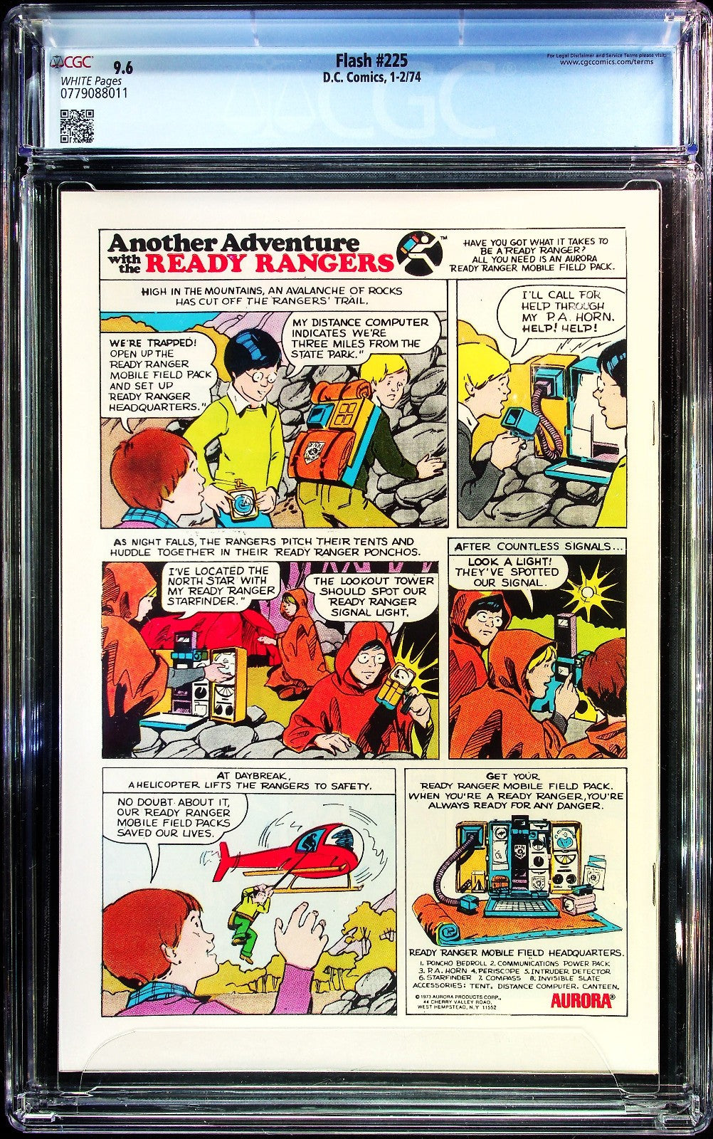 Flash #225 (1974) CGC 9.6 NM+ WHITE Nick Cardy Cover Green Lantern Reverse Flash
