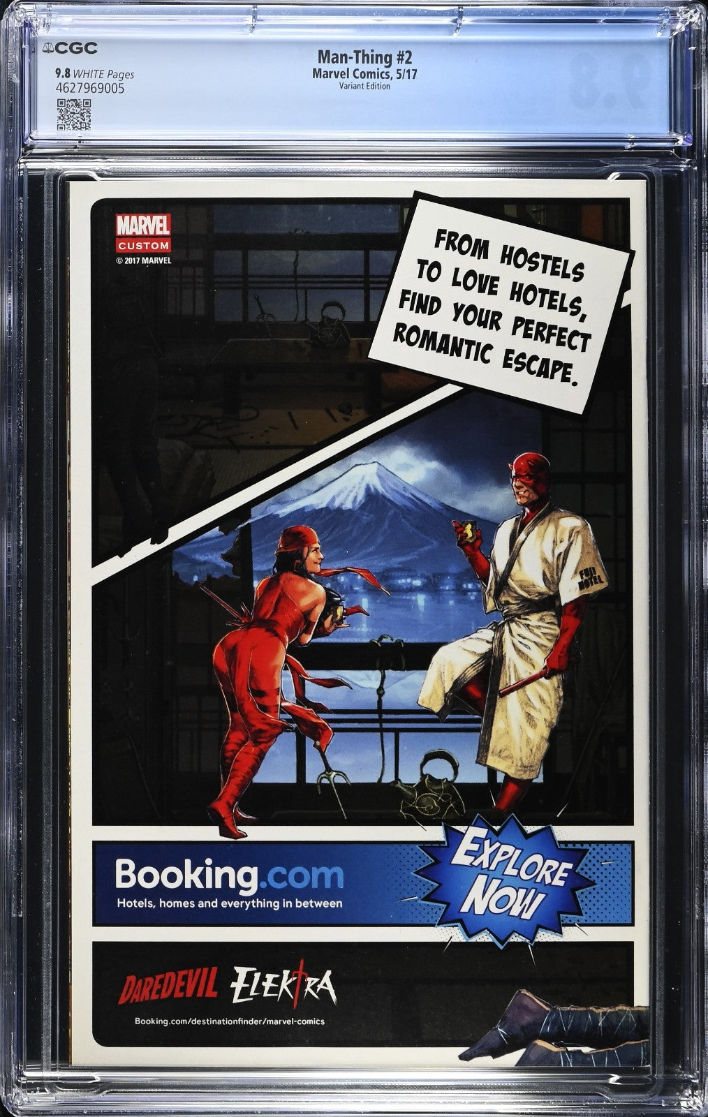 Man-Thing #2 (2017) CGC 9.8 NM/MT Deodato Cover Retailer's Incentive LTD 1:25