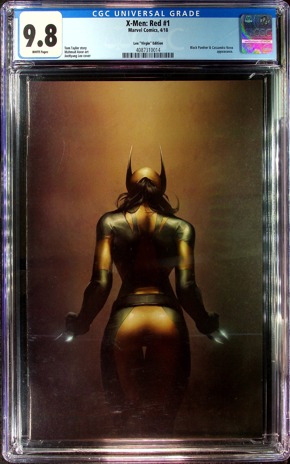 X-Men Red #1 (2018) CGC 9.8 NM/MT White Uknown Comics Jee-Hyung Lee Virgin X-23