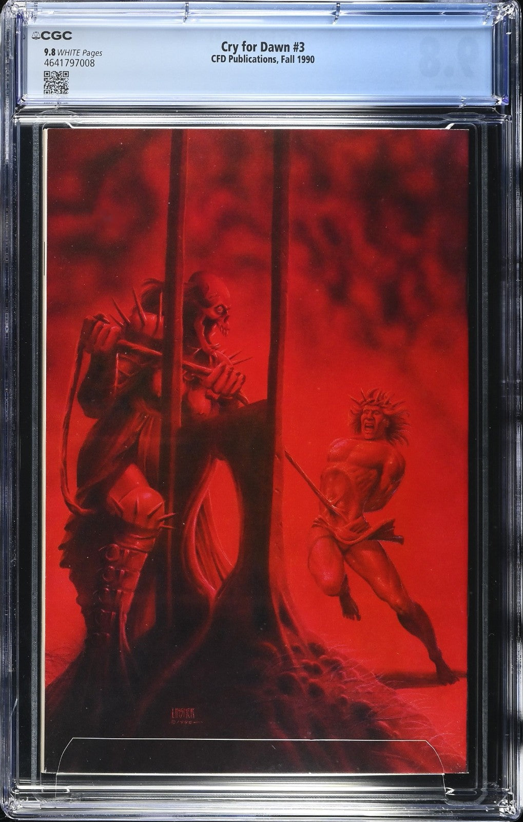 Cry For Dawn #3 (1990) CGC 9.8 NM/MT WHITE Pages Linsner Cover HTF