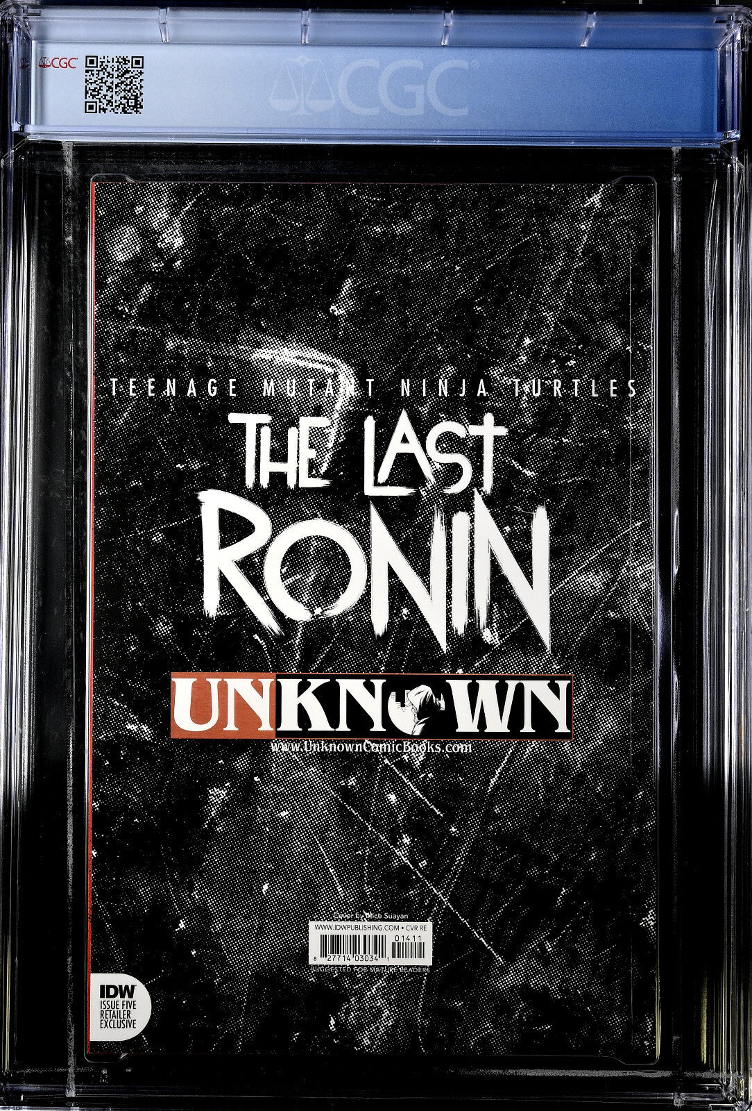 TMNT: The Last Ronin #5 (2022) IDW CGC 9.9 MINT Unknown Comics Edition B Not 9.8