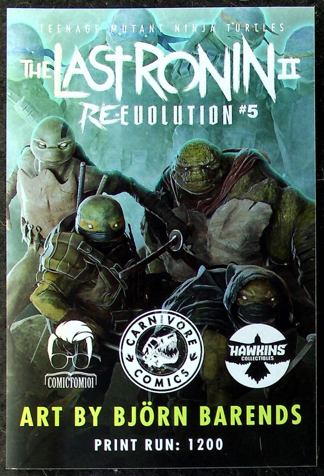 TMNT: The Last Ronin II Re-Evolution #5 (2025) CGC 9.9 MINT Barends Virgin