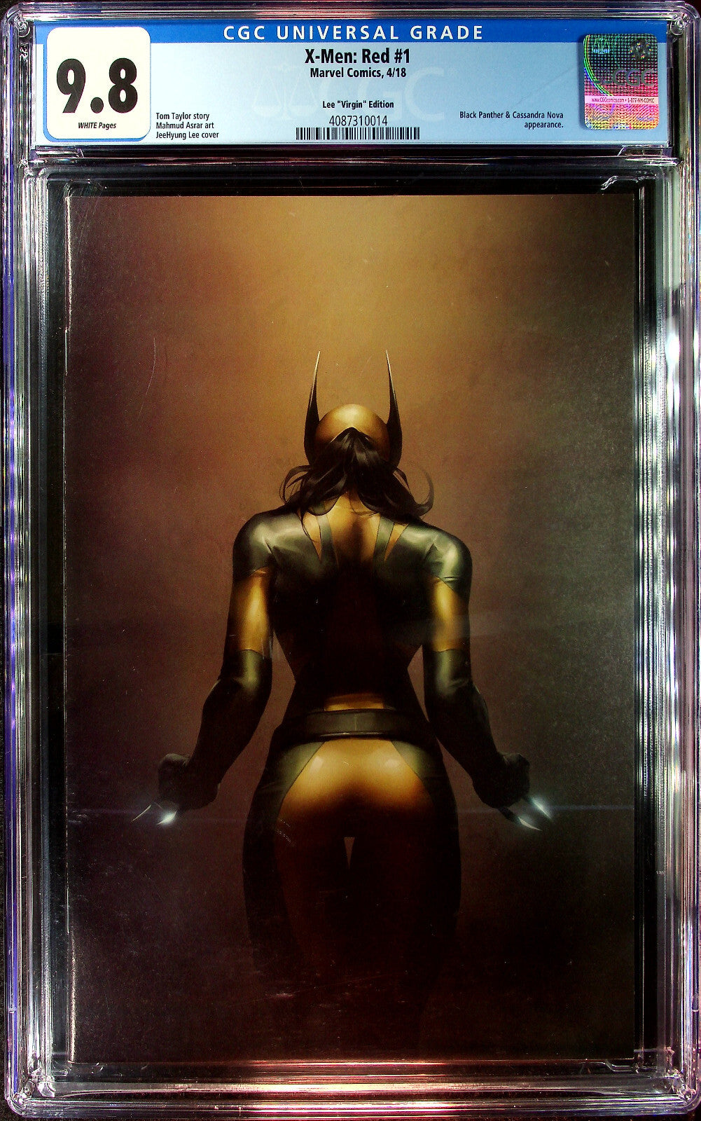 X-Men Red #1 (2018) CGC 9.8 NM/MT White Uknown Comics Jee-Hyung Lee Virgin X-23