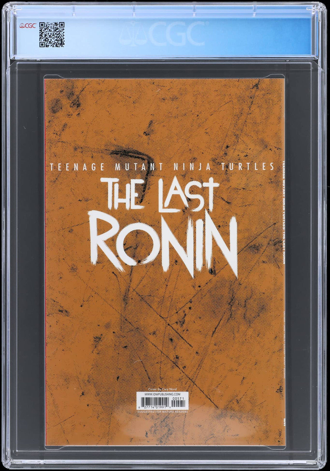 TMNT: The Last Ronin #5 (2022) CGC 9.8 NM/MT White Pages IDW Store Edition E