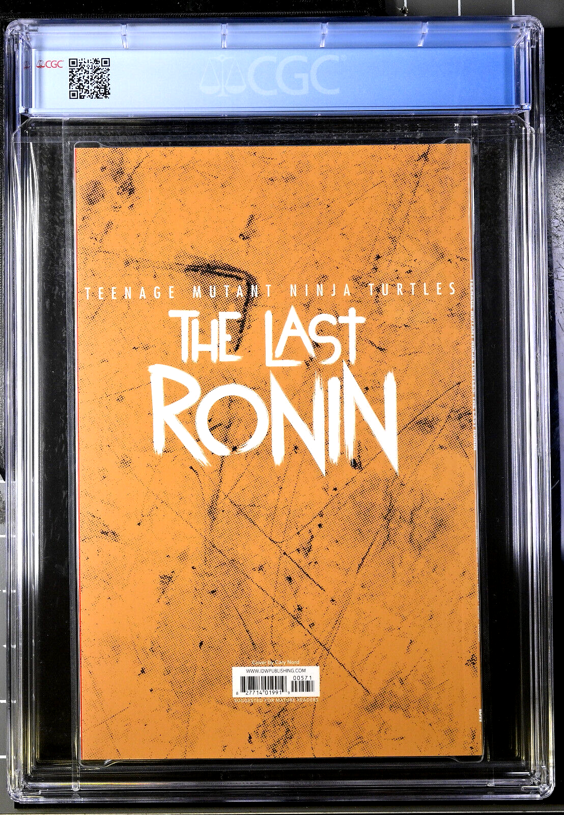 TMNT: The Last Ronin #5 (2022) CGC 9.8 NM/MT White Pages IDW Store Edition E