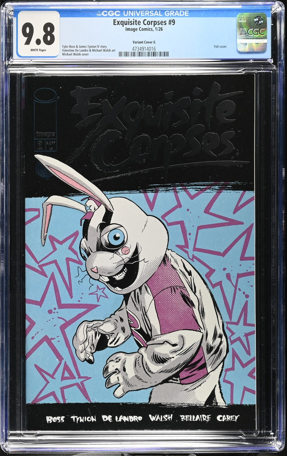 Exquisite Corpses #9 (2026) CGC 9.8 NM/MT Thank You Foil Rascal Randy Cover G