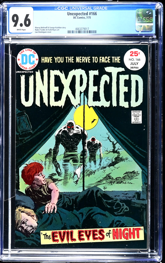 The Unexpected #166 (1975) CGC 9.6 NM+ WHITE Dominguez Cover Highest Graded RARE