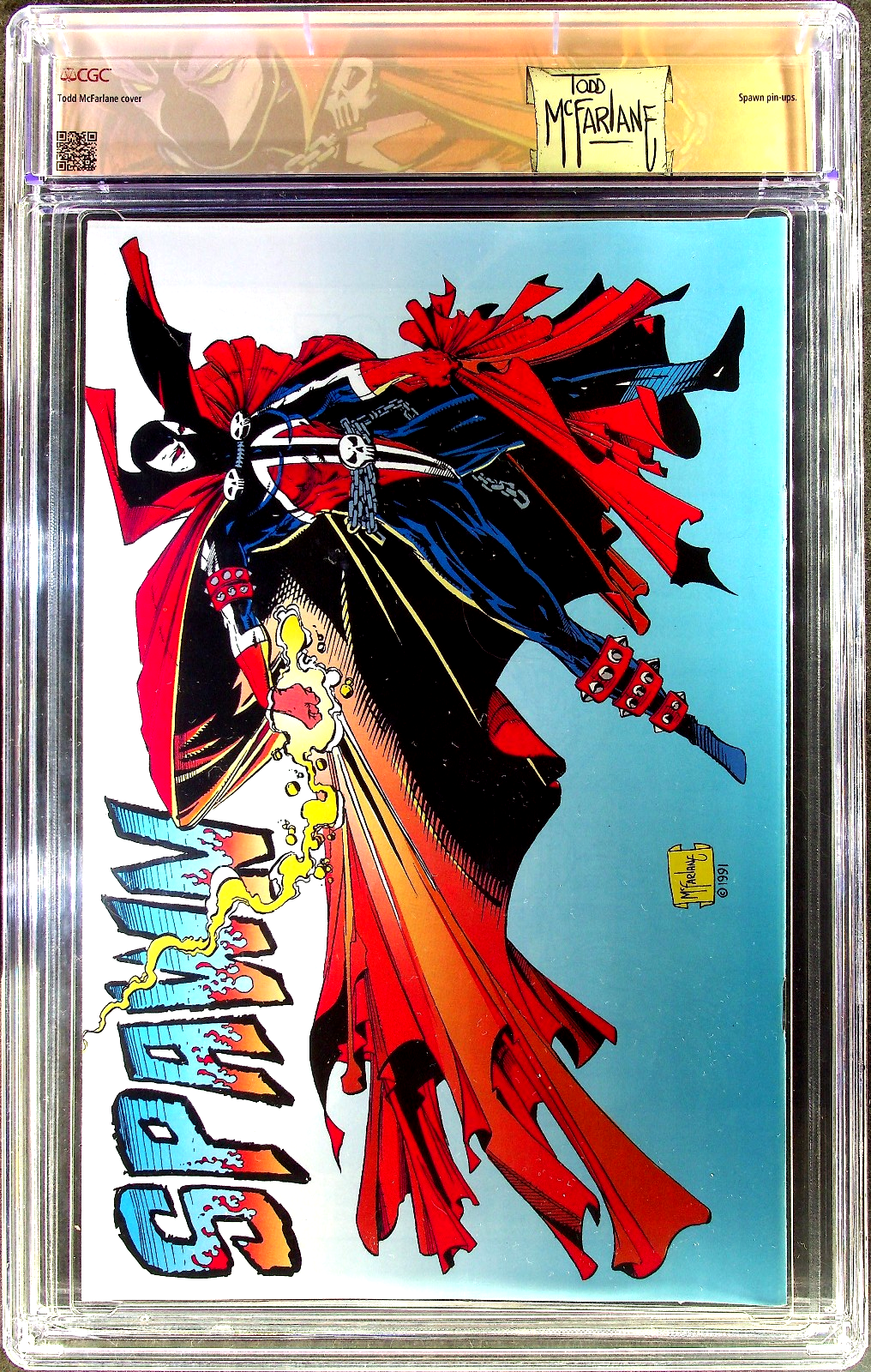 Malibu Sun #13 (1991) CGC 9.6 NM+ SS 1st Spawn McFarlane Signature Custom Label