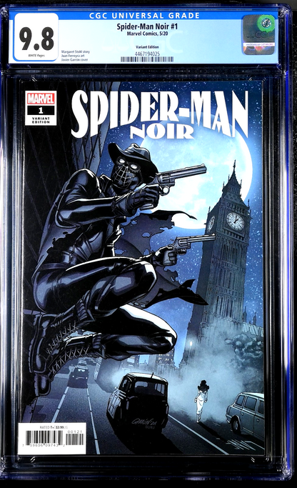 Spider-Man Noir #1 (2020) CGC 9.8 NM/MT Garron Retailer Incentive Cover Ltd 1:50