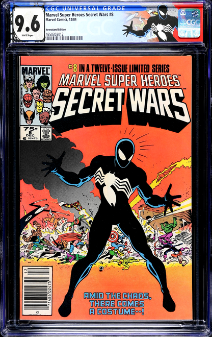 Marvel Super Heroes Secret Wars #8 (1984) CGC 9.6 WHITE Newsstand Custom Label