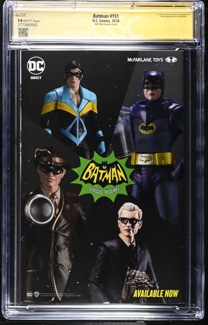 Batman #151 (2025) CGC SS 9.8 NM/MT 85th Anniversary Gabriele Dell Otto Signed