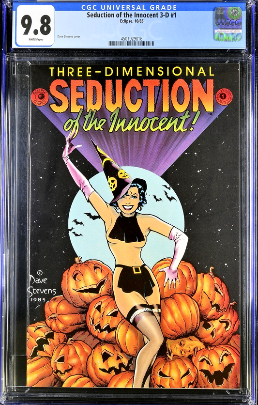 Seduction of the Innocent 3D #1 (1985) CGC 9.8 NM/MT Classic Dave Stevens Cover