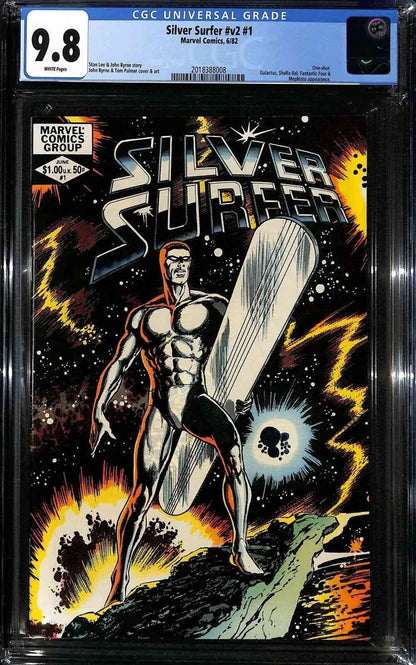 Silver Surfer #1 (1982) CGC 9.8 NM/MT WHITE One Shot John Byrne Iconic Cover