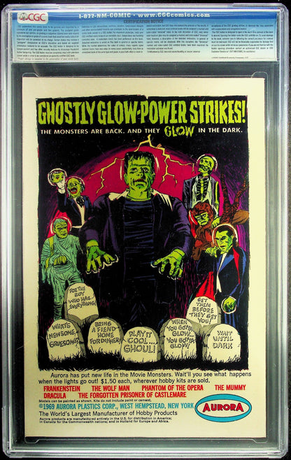 Flash #188 (1969) CGC 9.4 NM WHITE Esposito Iconic Green Cover Mirror Master App
