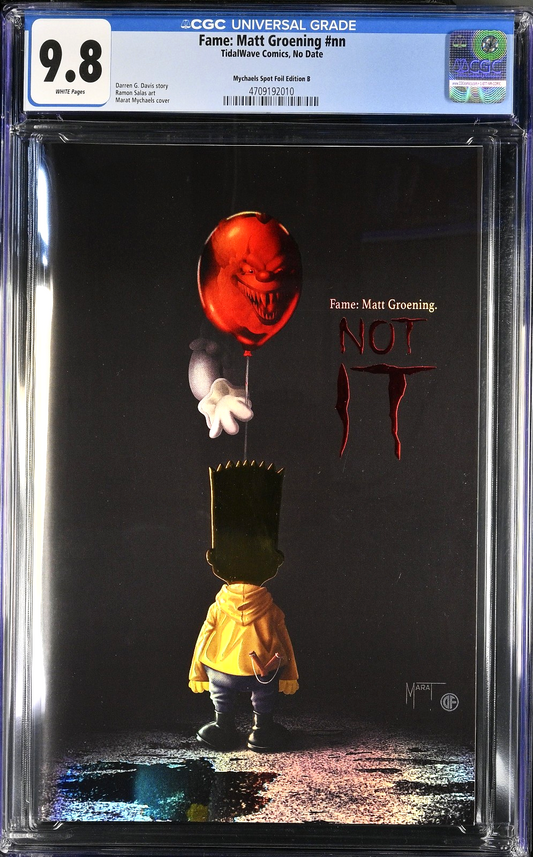 Fame: Matt Groening (2026) CGC 9.8 MegaCon Mychaels Spot Foil Simpsons Krusty IT