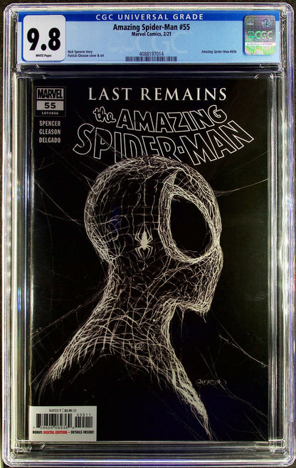 Amazing Spider-Man #55 (2021) CGC 9.8 Gleason LOT: 1st, 2nd (x2) & 3rd Print SET