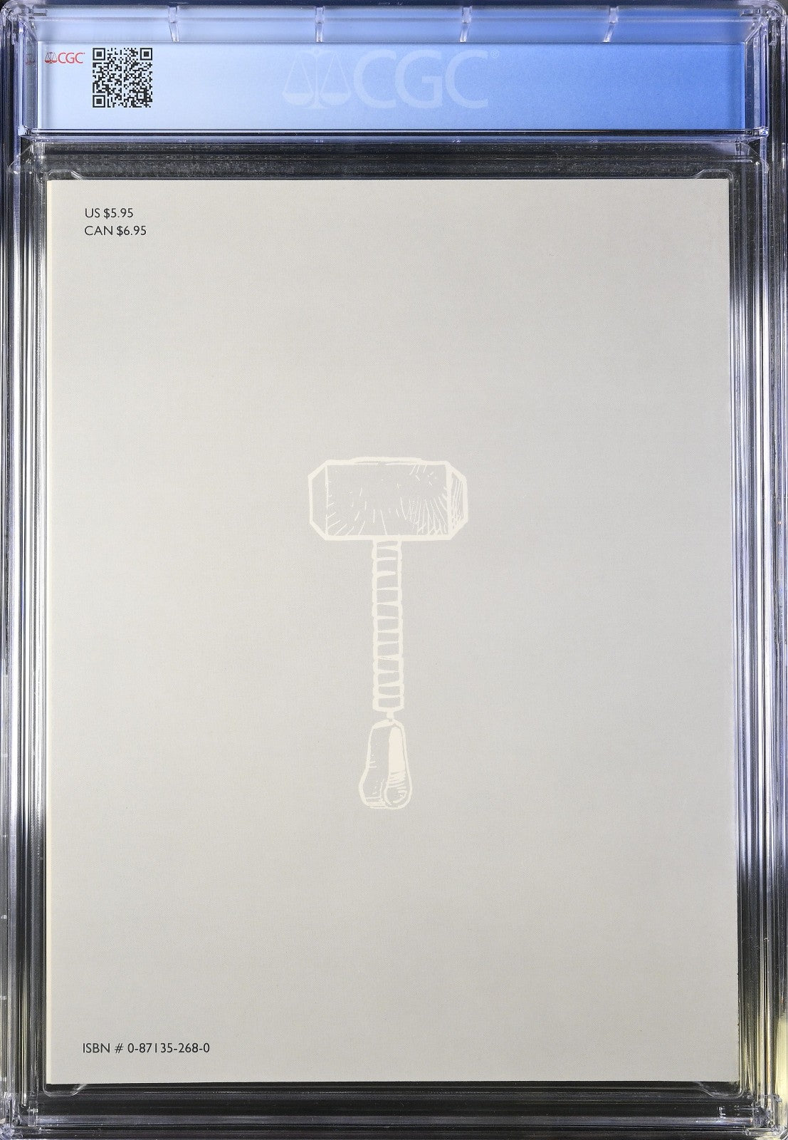 Marvel Graphic Novel #33 (1987) CGC 9.8 NM/MT White Iconic Thor in Space Cover