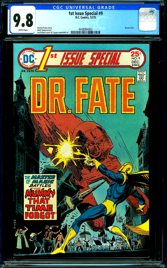 1st Issue Special #9 Dr. Fate (1975) CGC 9.8 NM/MT WHITE Kubert Cover