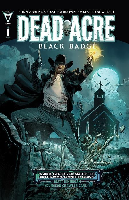 Dead Acre Black Badge #1 (2026) Vault Comics Cover A Riley Brown 1st Print