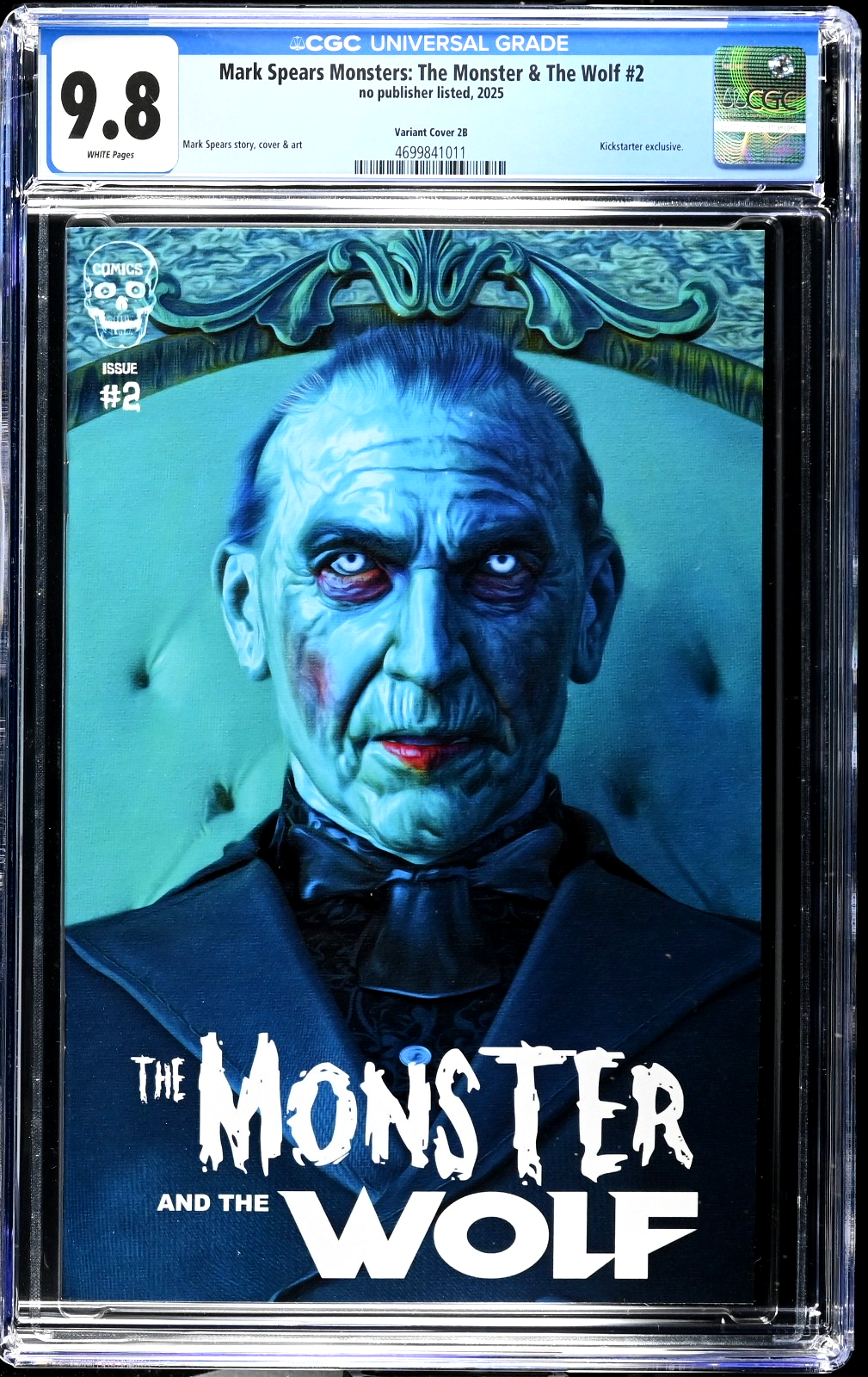 Mark Spears Monster & The Wolf #2 (2025) CGC 9.8 Kickstarter Cvr B Dracula