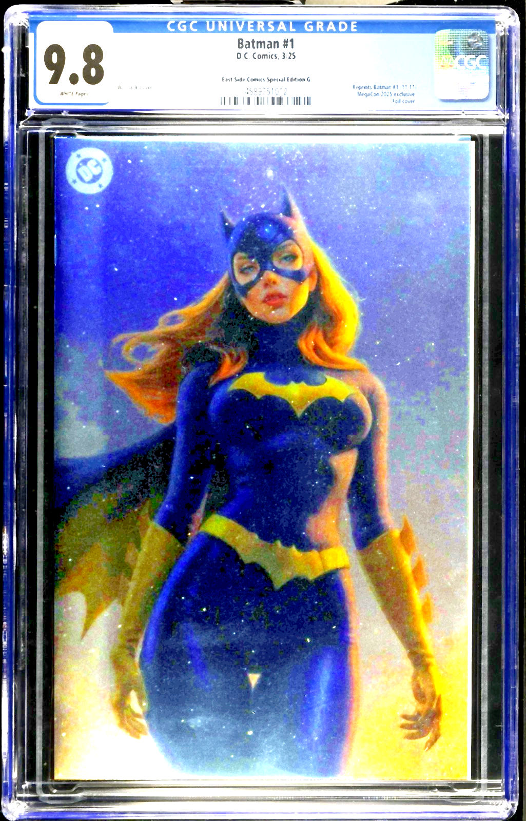 Batman #1 (2011) CGC 9.8 NM/MT Will Jack Full Body Virgin Catwoman Foil Ltd 500