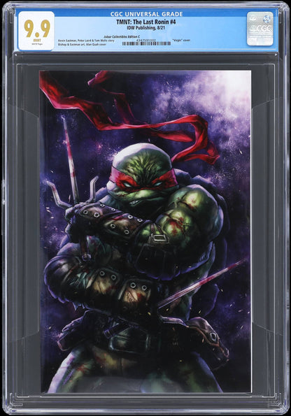 TMNT: The Last Ronin #4 (2021) CGC 9.9 MINT Jolzar Collectibles Virgin C Not 9.8