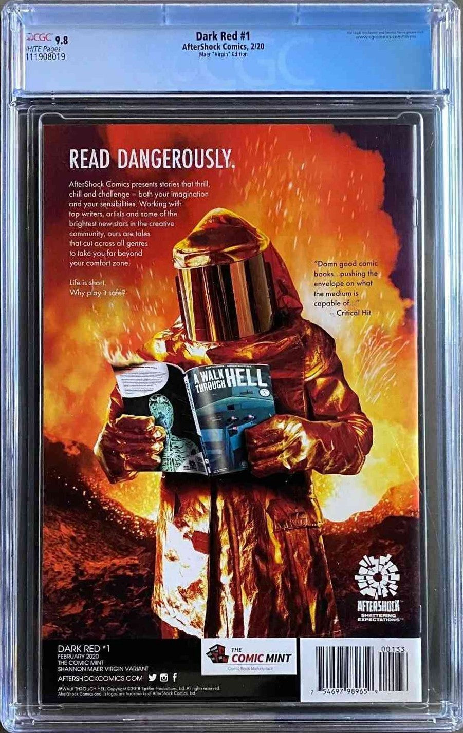 Dark Red #1 (2020) CGC 9.8 NM/MT WHITE Comic Mint Exclusive Shannon Maer Virgin