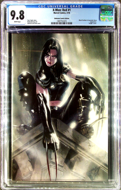 X-Men Red #1 (2018) CGC 9.8 NM/MT WHITE Unknown Dell Otto X-23 Virgin Variant