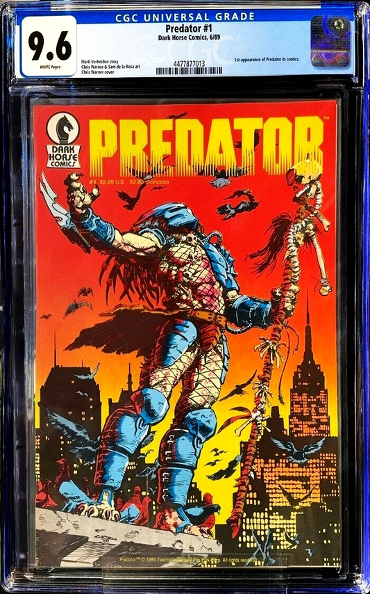 Predator #1 (1989) CGC 9.6 NM+ Darkhorse 1st Printing & Key 1st Comic Appearance