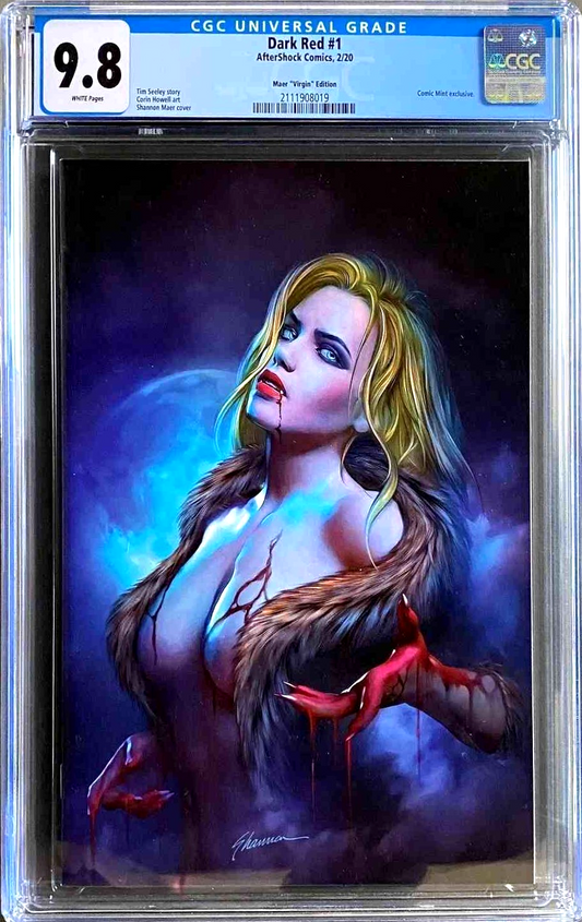 Dark Red #1 (2020) CGC 9.8 NM/MT WHITE Comic Mint Exclusive Shannon Maer Virgin