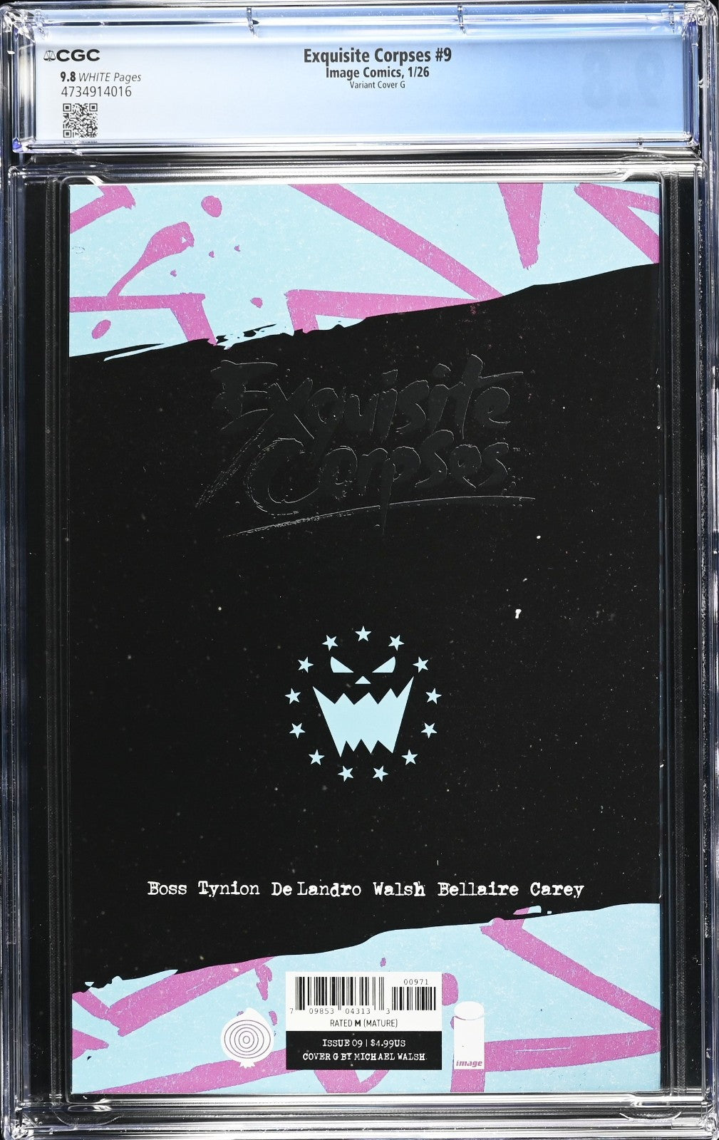 Exquisite Corpses #9 (2026) CGC 9.8 NM/MT Thank You Foil Rascal Randy Cover G