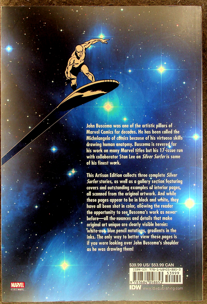 John Buscema's Silver Surfer (2022) TPB Oversized Artisan Edition SS #1 Cover