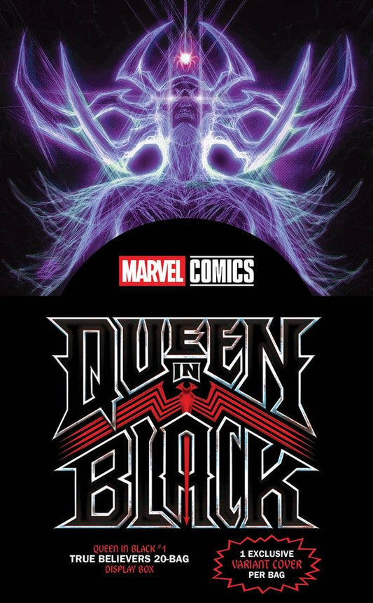 Queen in Black #1 (2026) True Believers Sealed Display Box of 20 Blind Bags