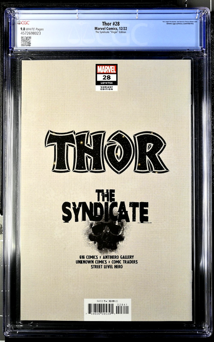 Thor #28 (2022) CGC 9.8 NM/MT Syndicate Virgin ASM 375 Homage Cover 4572698023