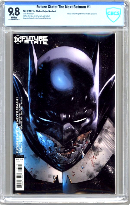 Future State: The Next Batman (2021) CBCS 9.8 NM/MT WHITE Oliver Copiel Variant