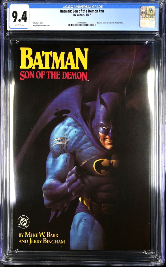 Batman Son of the Demon #1 NN (1987) CGC 9.4 NM 1st Print Ra's al Ghul (WTC/BT)