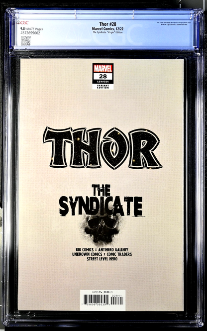 Thor #28 (2022) CGC 9.8 NM/MT Syndicate Virgin ASM 375 Homage Cover 4572699002