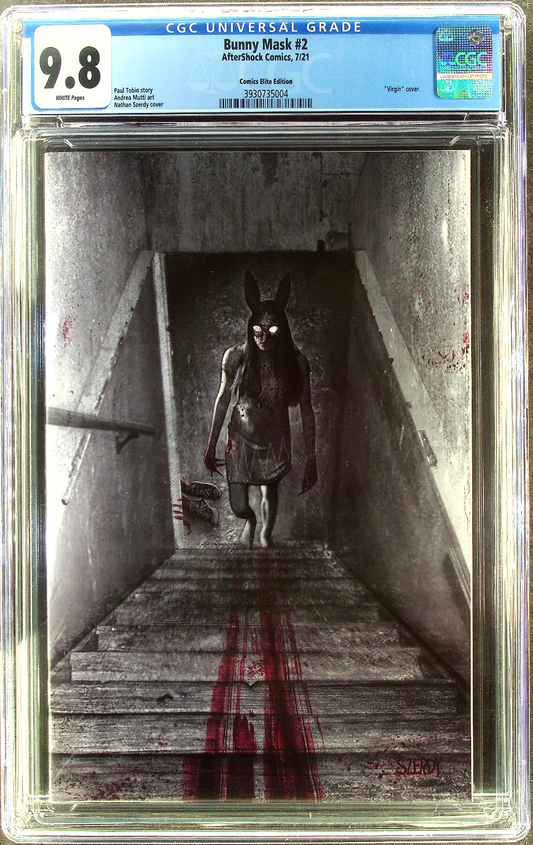 Bunny Mask #2 (2021) CGC 9.8 NM/MT Comics Elite Szerdy Virgin COA LTD 465/500