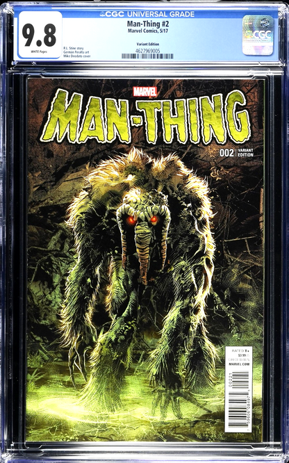 Man-Thing #2 (2017) CGC 9.8 NM/MT Deodato Cover Retailer's Incentive LTD 1:25