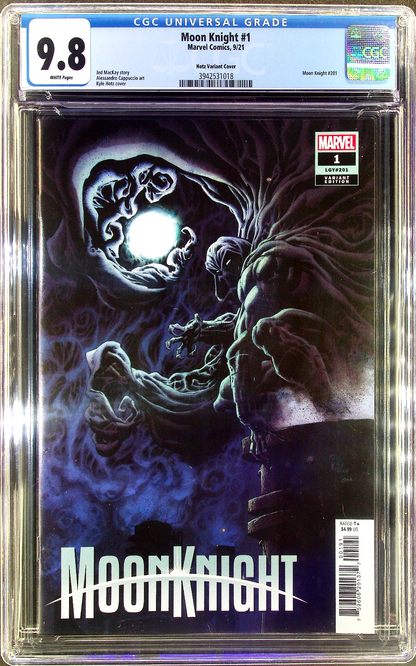 Moon Knight #1 (2021) CGC 9.8 NM/MT Hotz 1st Dr. Badr Retailer Incentive 1:25