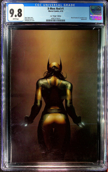 X-Men Red #1 (2018) CGC 9.8 NM/MT White Uknown Comics Jee-Hyung Lee Virgin X-23
