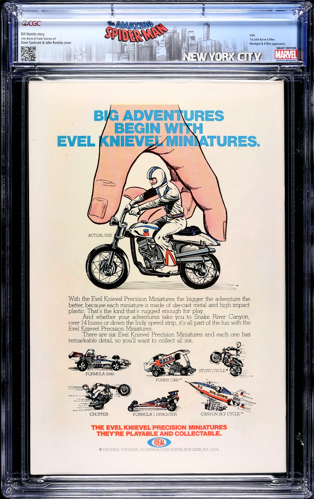 Marvel Team-Up #53 (1977) CGC 9.6 NM+ WHITE Spider-Man Hulk Battle Custom Label