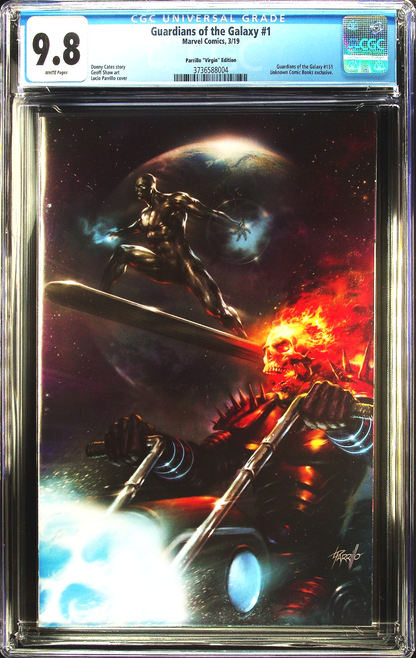 Guardians of the Galaxy #1 (2019) CGC 9.8 NM/MT Virgin Ghost Rider Silver Surfer