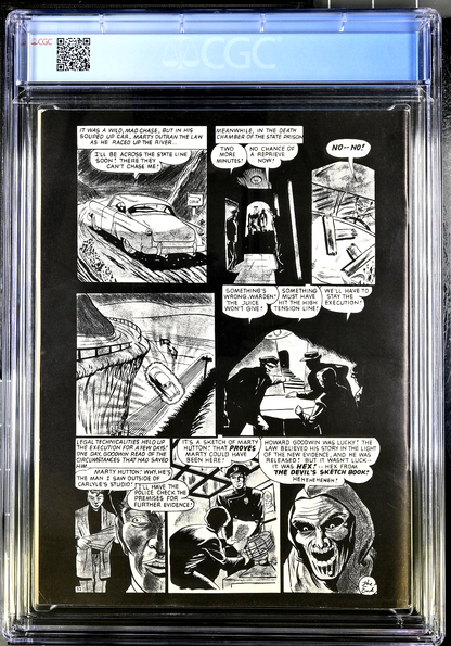 Horror Tales #7 (1969) CGC 8.5 VF+ Off-White Eerie Decapitation Guillotine Cover